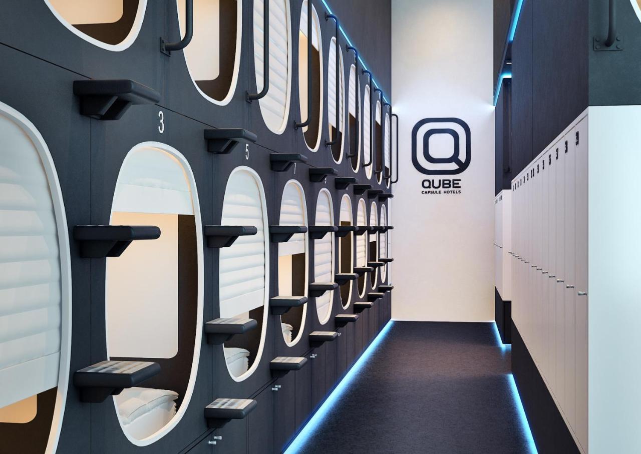 Qube Capsule Hotel Mosca Esterno foto